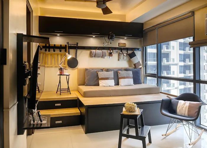 Apartment Max Dwell Bgc Creative Space With 84 " Cinema *